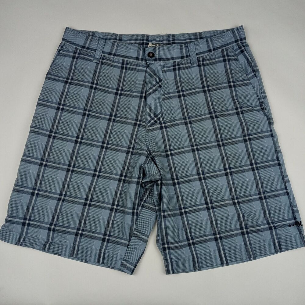 HURLEY Chino Style Shorts w/ Pockets Men's Size 38 Casual Blue